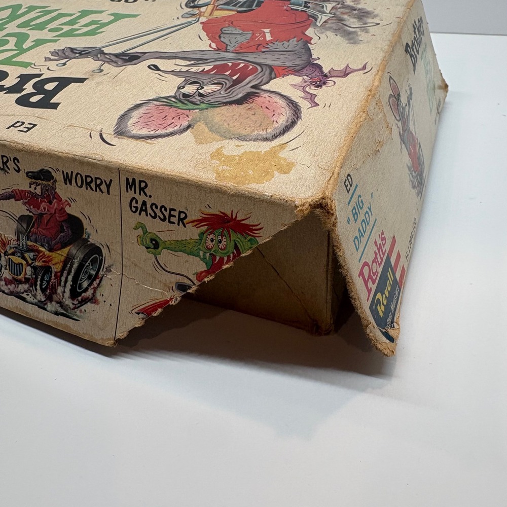 Vintage 1964 Ed Big Daddy Roth Revell Brother Rat Fink Box Manual Only - Picture 11 of 16